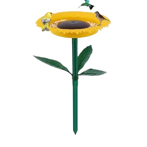 Vogelbadschale, Freistehende Vogelbad Schüssel Outdoor, Wetterresistente Sonnenblumenstange, Vogelwasserschale Für Deck Terrasse Teich Hinterhof Wildlife Beobachtung Vogelbadschale, Freistehende Vogelbad Schüssel Outdoor, Wetterresistente Sonnenblumenstange, Vogelwasserschale Für Deck Terrasse Teich Hinterhof Wildlife Beobachtung von GZBMEZS