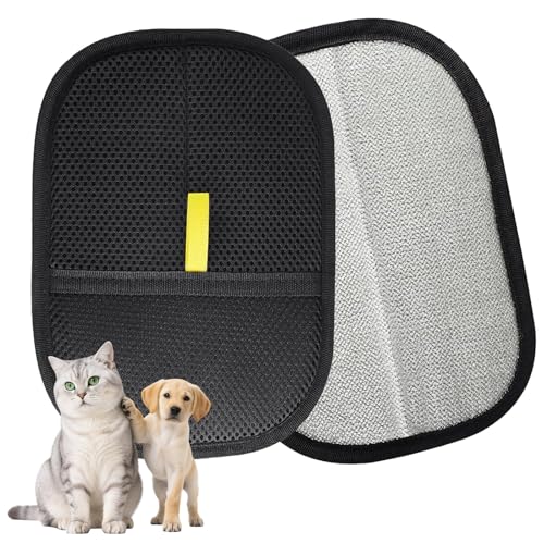 Tierhaarentferner-Handschuh für Katzen und Hunde, elektrostatische Tierhaarentfernungshandschuhe, wiederverwendbares Tierhaarentferner-Werkzeug für Möbel, Couch, Teppich, Autositz, Vorhänge und Tierhaarentferner-Handschuh für Katzen und Hunde, elektrostatische Tierhaarentfernungshandschuhe, wiederverwendbares Tierhaarentferner-Werkzeug für Möbel, Couch, Teppich, Autositz, Vorhänge und von GZLT