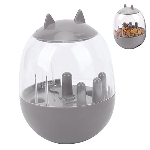 Hundefutter-Ausgabespielzeug, Hundefütterungs-Puzzlespielzeug, langsames Futter, Hundespielzeug, interaktives Hundespielzeug für Hunde zur Unterhaltung (Tumbler-Literary Grey) von GaRcan