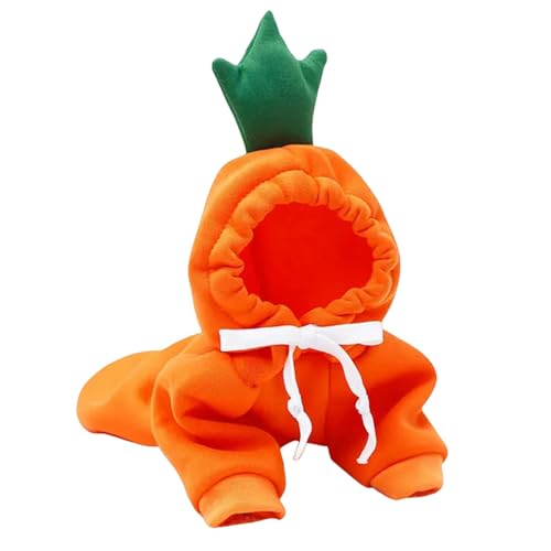 GabChi Jerséis para perros Perro Lindo Abrigo De Peluche En Invierno Sudadera Con Capucha Ropa Térmica Ropa De Mascota Abrigo De Perro Gato-Naranja-Extra Grande von GabChi