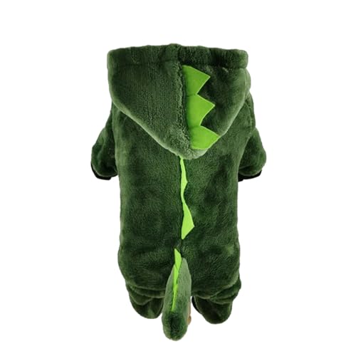 GabChi Jerséis para perros Perro Lindo Abrigo De Peluche En Invierno Sudadera Con Capucha Ropa Térmica Ropa De Mascota Abrigo De Perro Gato-Verde A-Extra Grande von GabChi