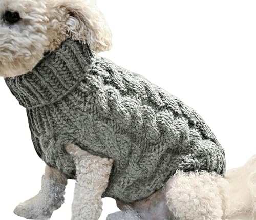 GabChi Jersey de Perros Pullover Para Perros Para Perros Pequeños Gatos Ropa De Invierno Tortuga De Invierno Ropa De Mascota Cálida-5-Sg von GabChi