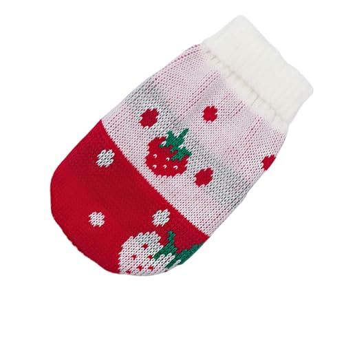 GabChi Trikot de Perros Ropa De Perro De Invierno Ropa De Perro Tibio Ropa De Mascota Bata De Tejido De Tejido De Tejido De Tejido De Tejido-Fresa Roja-S GabChi Trikot de Perros Ropa De Perro De Invierno Ropa De Perro Tibio Ropa De Mascota Bata De Tejido De Tejido De Tejido De Tejido De Tejido-Fresa Roja-S von GabChi
