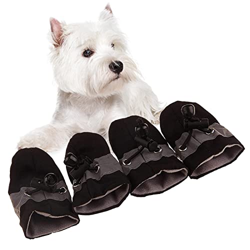 Weiche kleine Hundeschuhe, leichte Schuhe für Sommer und Winter, rutschfeste Kätzchen-Stiefel zum Spazierengehen, Schwarz, Größe 2 Weiche kleine Hundeschuhe, leichte Schuhe für Sommer und Winter, rutschfeste Kätzchen-Stiefel zum Spazierengehen, Schwarz, Größe 2 von GabeFish