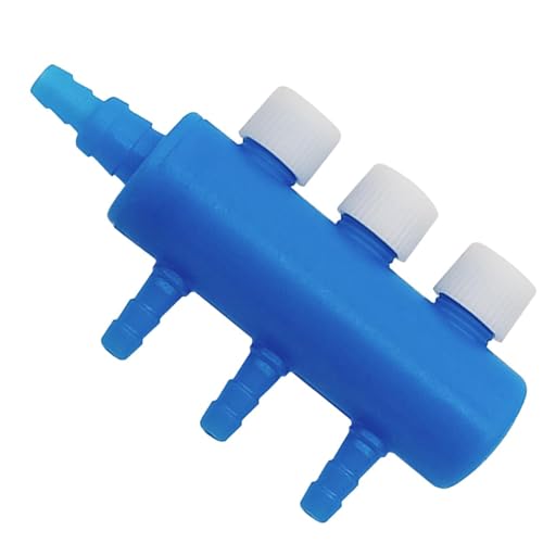Gacqpli Aquariumluftsplitter - Abriebirlpumpenverteiler, Aquariumluft Fließender Steuerhebelventilverteiler, Luftpumpenzubehör Für Fisch von Gacqpli