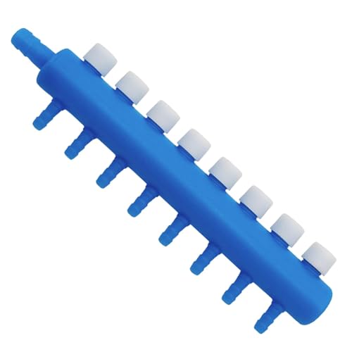 Gacqpli Aquariumluftsplitter - Abriebirlpumpenverteiler, Aquariumluft Fließender Steuerhebelventilverteiler, Luftpumpenzubehör Für Fisch von Gacqpli