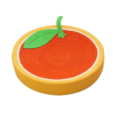 Gacqpli Katzenkratzer-Pad - Kratzbrett Naturbelassener Sisal, Krallenschärfendes Katzenspielzeug Mit Fruchtdesign, Katzenkratzbrett Zum Krallenschärfen Ohne Krümel Fallen Zu Lassen Gacqpli Katzenkratzer-Pad - Kratzbrett Naturbelassener Sisal, Krallenschärfendes Katzenspielzeug Mit Fruchtdesign, Katzenkratzbrett Zum Krallenschärfen Ohne Krümel Fallen Zu Lassen von Gacqpli