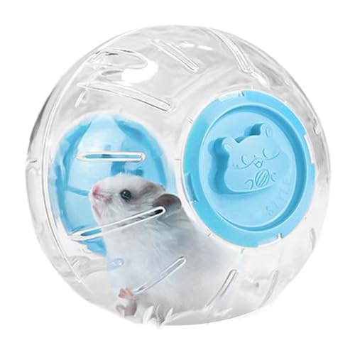 Gacqpli Zwergen Hamster Ball, Hamster Spielzeugball,Transparenter Hamsterball - Atmungsaktives Haustierzubehör mit Belüftungslöchern für kleine Tierkäfigboden Erkundung von Gacqpli