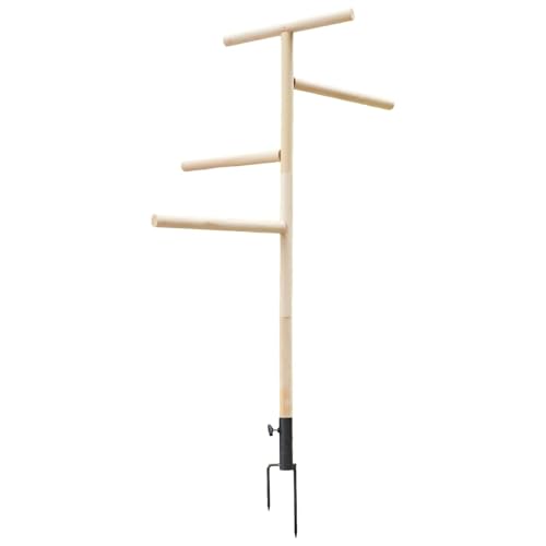 Großes Hühnchen -Barschspielzeug - Hühnchen -Barsch Für Coop, Holzküken Barsch Mit Metall Gemahlenen Stecker, Spielzeug Für Hühnchen, Hühner, Gänse, Enten, Truthähnen, Geflügel Großes Hühnchen -Barschspielzeug - Hühnchen -Barsch Für Coop, Holzküken Barsch Mit Metall Gemahlenen Stecker, Spielzeug Für Hühnchen, Hühner, Gänse, Enten, Truthähnen, Geflügel von Gacqpli
