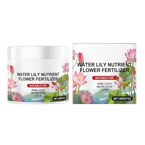 Wasserlily Pulver Nährstoff - 200g Lotuswachstum Pulver, Seerosen-Nährstoffblütendünger, Dünger Von Wasserpflanzen, Effektiver Pflanzenblüten-Booster Wasserlily Pulver Nährstoff - 200g Lotuswachstum Pulver, Seerosen-Nährstoffblütendünger, Dünger Von Wasserpflanzen, Effektiver Pflanzenblüten-Booster von Gacqpli