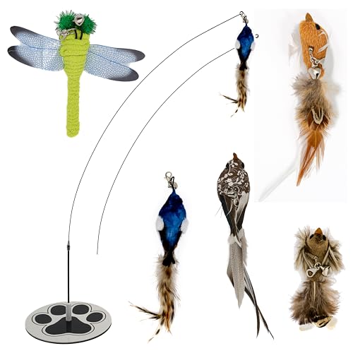 GADGETSOLOGY Whisker Wonders Katzenspielzeug-Set, solide Basis, 5-teilig GADGETSOLOGY Whisker Wonders Katzenspielzeug-Set, solide Basis, 5-teilig von Gadgetsology