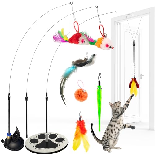 Saugnapf Katzenspielzeug Interaktive Vogelsimulation Katzenspielzeug Set Katze Vogel Spielzeug Interaktive Vogelsimulation Katzenboden Saugnapf Katzenspielzeug für Indoor Katzen Interaktives Saugnapf Katzenspielzeug Interaktive Vogelsimulation Katzenspielzeug Set Katze Vogel Spielzeug Interaktive Vogelsimulation Katzenboden Saugnapf Katzenspielzeug für Indoor Katzen Interaktives von Gadgetsology