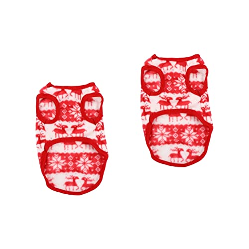 Gadpiparty 2stücke Warmes Und Bequemes Hundekostüm Aus Flauschmaterial Für Weihnachten Für Kleine Hunde Und Katzen Atmungsaktiv Und Pflegeleicht Für Partys Und Festliche Anlässe von Gadpiparty