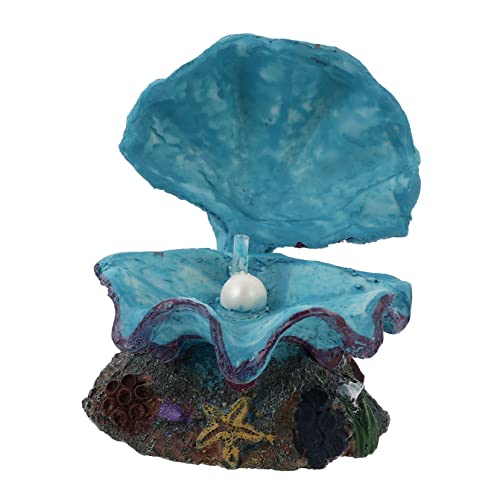 Gadpiparty Aquarium Luftstein Bubbler Ornament Für Fisch Tanks Farbe Blau Hochwertiger Deko Shell Für Hydroponik Langanhaltend Und Farbecht Zur Verbesserung Der Aquarienlandschaft von Gadpiparty