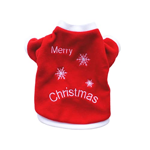 Gadpiparty Warme Hundekleidung Weihnachtsmantel für Haustiere Schneeflocken-Design Schneeflockenmantel für Hunde Größe Xs Gadpiparty Warme Hundekleidung Weihnachtsmantel für Haustiere Schneeflocken-Design Schneeflockenmantel für Hunde Größe Xs von Gadpiparty