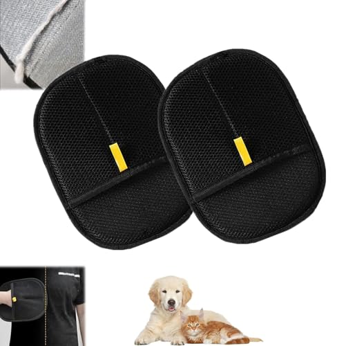 Gahwa Tierhaarentfernungshandschuh für Katzen & Hunde, 2025 Neues Upgrade Effiziente Pflegehandschuhe Für Verwendet Reinigung Haarentfernung und Schönheitszwecke (2 Pack) von Gahwa