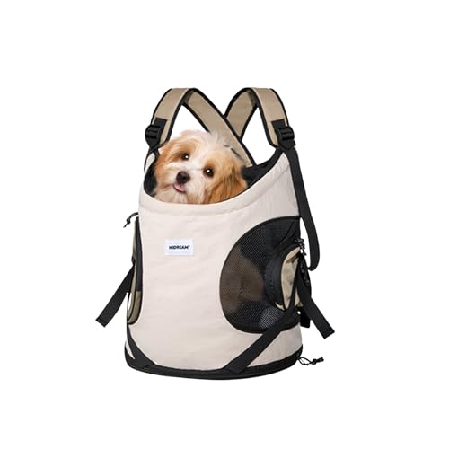 Galatée Haustier -Front -Rucksack, Verstellbarer Hunde -Rucksack Für Reisen, Wandern Und Gebrauch Im Freien, Tragbarer Hände Kostenloser Hunde -Rucksack, Haustier -Rucksack(Grau) von Galatée