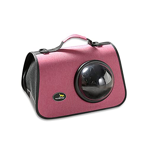 Galatée Haustier Riemen Fördermaschine, Beutel Der Schulter Tragen, Lüftet Raumkapsel Pet Handtasche, Haustier Tasche Blase Rucksack（Rosa 001） von Galatée