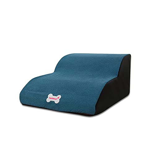 Galatée Haustiertreppe, waschbarer Bezug mit Reißverschluss, abnehmbare Haustierrampe, Schwamm Hundetreppe mit hoher Dichte(2-stufige Haustiertreppe, Blau) Galatée Haustiertreppe, waschbarer Bezug mit Reißverschluss, abnehmbare Haustierrampe, Schwamm Hundetreppe mit hoher Dichte(2-stufige Haustiertreppe, Blau) von Galatée