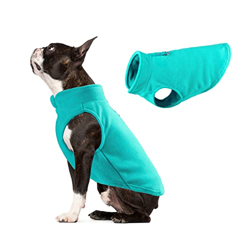 Galatée Hundemantel, Winddichter Schneeanzug Hundebekleidung, Hund Winter Warme Jacke Mit Geschirr Loch, Winter Warme Hundeweste, Haustier Kleidung Outfit Weste(L, Marsgrün) von Galatée