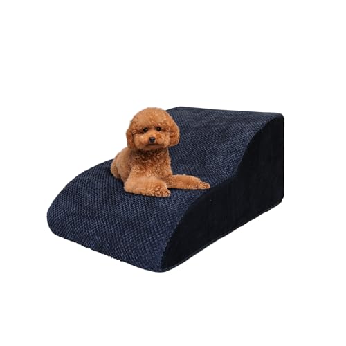 Galatée Hundetreppe, Hundetreppe Aus Hochdichtem Schaumstoff, 2-Stöckig, rutschfeste Hundetreppe Für Bett, Couch Und Auto, Weiche Hunderampe Aus Schaumstoff Mit Abnehmbarem, Waschbarem Bezug(Schwarz) Galatée Hundetreppe, Hundetreppe Aus Hochdichtem Schaumstoff, 2-Stöckig, rutschfeste Hundetreppe Für Bett, Couch Und Auto, Weiche Hunderampe Aus Schaumstoff Mit Abnehmbarem, Waschbarem Bezug(Schwarz) von Galatée