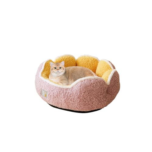 Galatée Katzenbett, Waschbares, Beruhigendes Haustierbett, Süßes Plüsch-Haustiernest Für Kleine Hunde Und Katzen, Warmes Und Weiches Katzenbett, Superweiches Und Gemütliches Plüsch-Hundebett(M, Lila) Galatée Katzenbett, Waschbares, Beruhigendes Haustierbett, Süßes Plüsch-Haustiernest Für Kleine Hunde Und Katzen, Warmes Und Weiches Katzenbett, Superweiches Und Gemütliches Plüsch-Hundebett(M, Lila) von Galatée