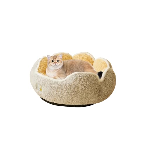 Galatée Katzenbett, Waschbares, Beruhigendes Haustierbett, Süßes Plüsch-Haustiernest Für Kleine Hunde Und Katzen, Warmes Und Weiches Katzenbett, Superweiches Und Gemütliches Plüsch-Hundebett(S, Grau) Galatée Katzenbett, Waschbares, Beruhigendes Haustierbett, Süßes Plüsch-Haustiernest Für Kleine Hunde Und Katzen, Warmes Und Weiches Katzenbett, Superweiches Und Gemütliches Plüsch-Hundebett(S, Grau) von Galatée