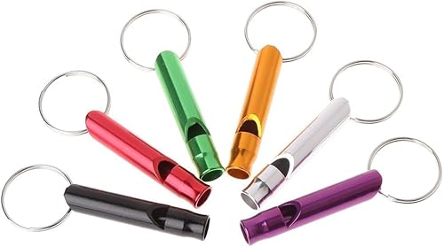 Galepromot 6 x mehrfarbige Ultraschall-Hundetrainingspfeifen aus Metall für kleine und große Haustiere, Hundepfeifen, Hundeflöte, Hundepfeifen, die Hunde zu Ihnen kommen lassen Galepromot 6 x mehrfarbige Ultraschall-Hundetrainingspfeifen aus Metall für kleine und große Haustiere, Hundepfeifen, Hundeflöte, Hundepfeifen, die Hunde zu Ihnen kommen lassen von Galepromot