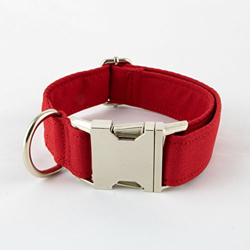 Galguita 0634438302100 Amelie Hundehalsband Clic, M, rot von Galguita Amelie