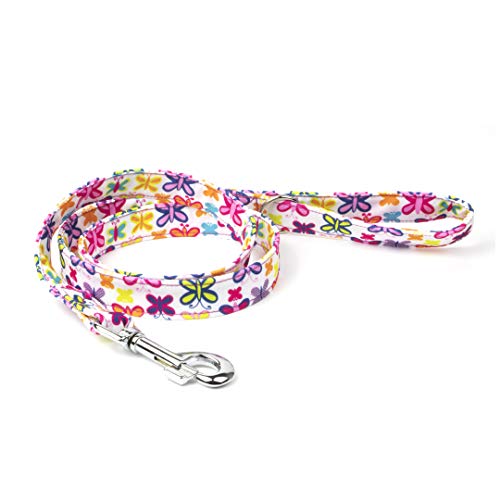 Galguita Amelie Hundeleine, Schmetterlinge, 2,5 cm breit x 120 cm lang Galguita Amelie Hundeleine, Schmetterlinge, 2,5 cm breit x 120 cm lang von Galguita Amelie
