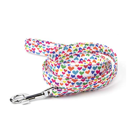 Galguita Amelie Hundeleine für Hunde, Herzen, 2,5 cm breit x 120 cm lang Galguita Amelie Hundeleine für Hunde, Herzen, 2,5 cm breit x 120 cm lang von Galguita Amelie