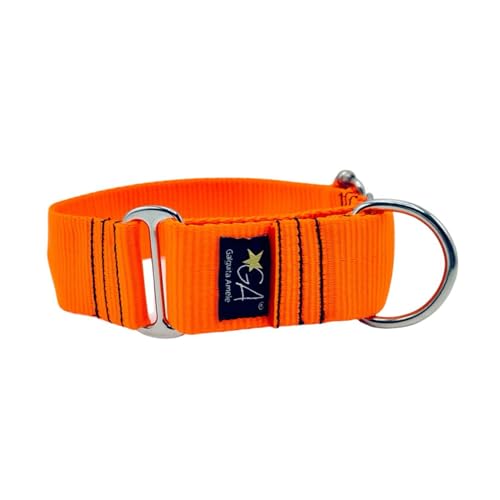 Galguita Amelie Martingale Halsband, Hautfarben, Neonorange, Größe 4XL Galguita Amelie Martingale Halsband, Hautfarben, Neonorange, Größe 4XL von Galguita Amelie