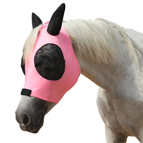 Gallopoff Fliegenmaske Pferd, Pferdemaske mit Ohren Schützerschutz, Atmungsaktives Mesh, Fliegenmaske von Gallopoff