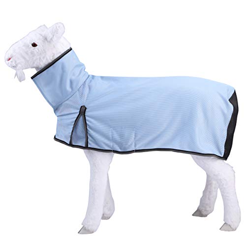 Gallopoff Livestock Schaf Decke, Cool Summer Mesh Bezüge für Show Lambs Blau Groß von Gallopoff
