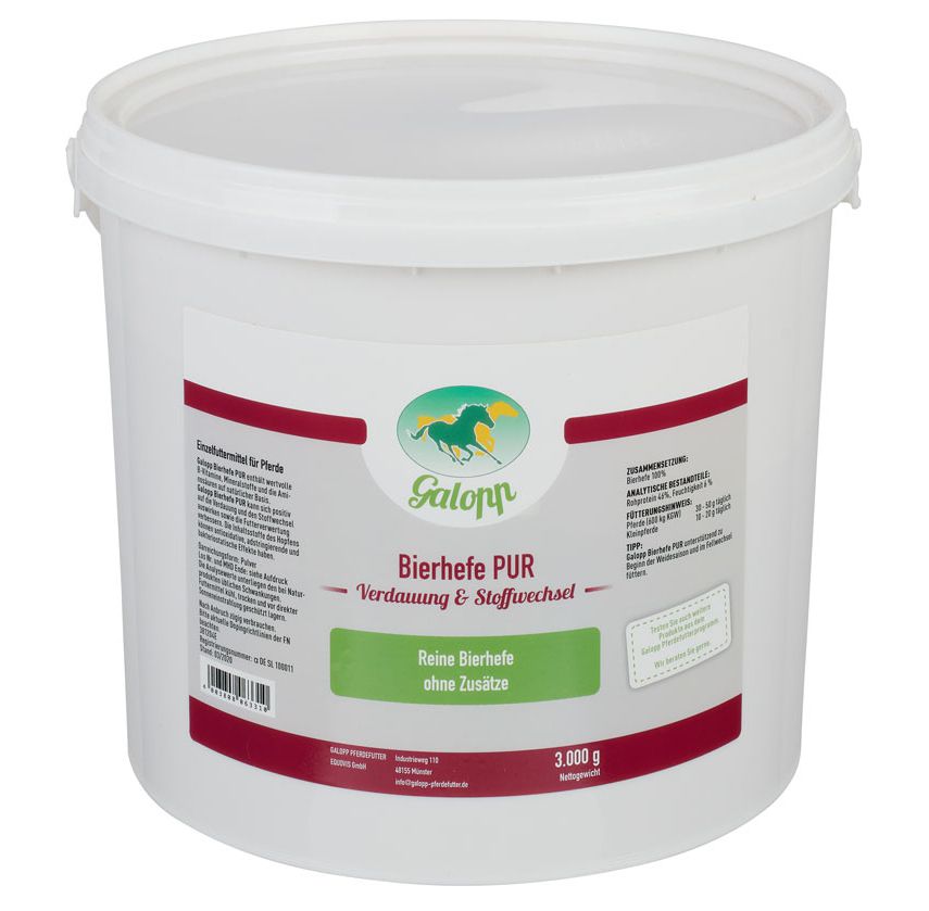 Galopp Bierhefe Pur 3 kg 100% Bierhefe von Galopp