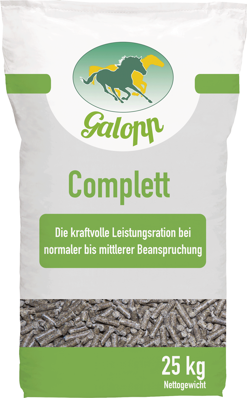 Galopp Complett Pellets 25 kg die Komplettversorgung von Galopp