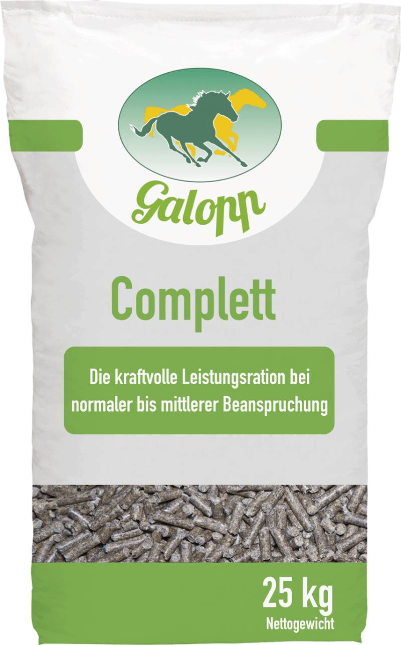 Galopp Complett Pellets 25 kg die Komplettversorgung Galopp Complett Pellets 25 kg die Komplettversorgung von Galopp