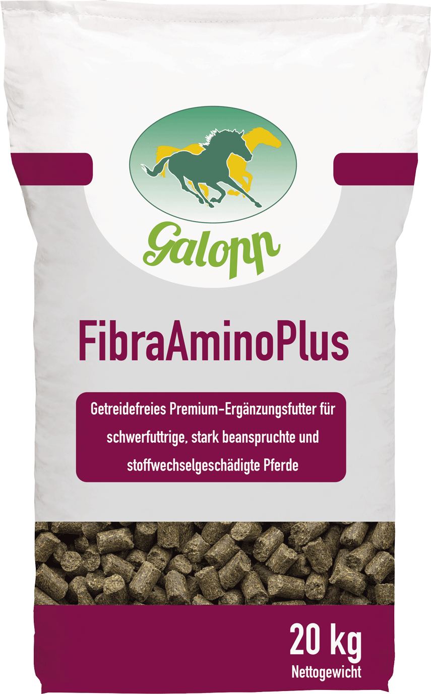 Galopp Fibra Amino Plus 20 kg Für schwerfuttrige Pferde von Galopp