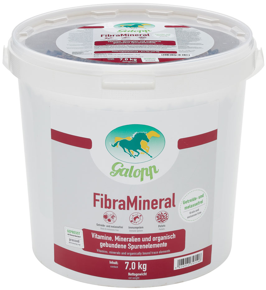 Galopp FibraMineral Pellets 7kg Getreide- und melassefrei von Galopp