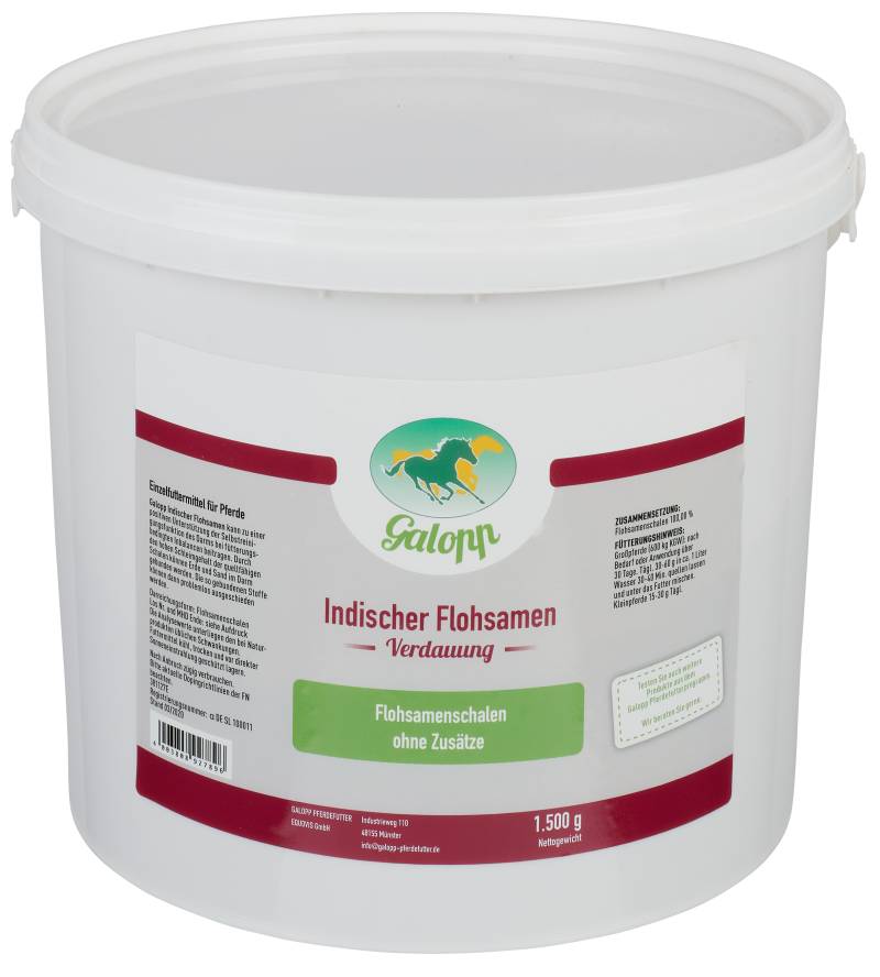 Galopp Indischer Flohsamen 1,5kg Darm in Balance bringen Galopp Indischer Flohsamen 1,5kg Darm in Balance bringen von Galopp