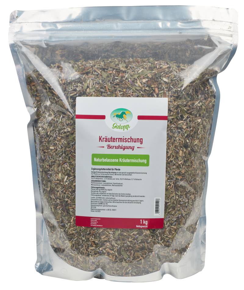 Galopp Kräutermischung Beruhigung 1 kg 100% Naturkräutermischung Galopp Kräutermischung Beruhigung 1 kg 100% Naturkräutermischung von Galopp