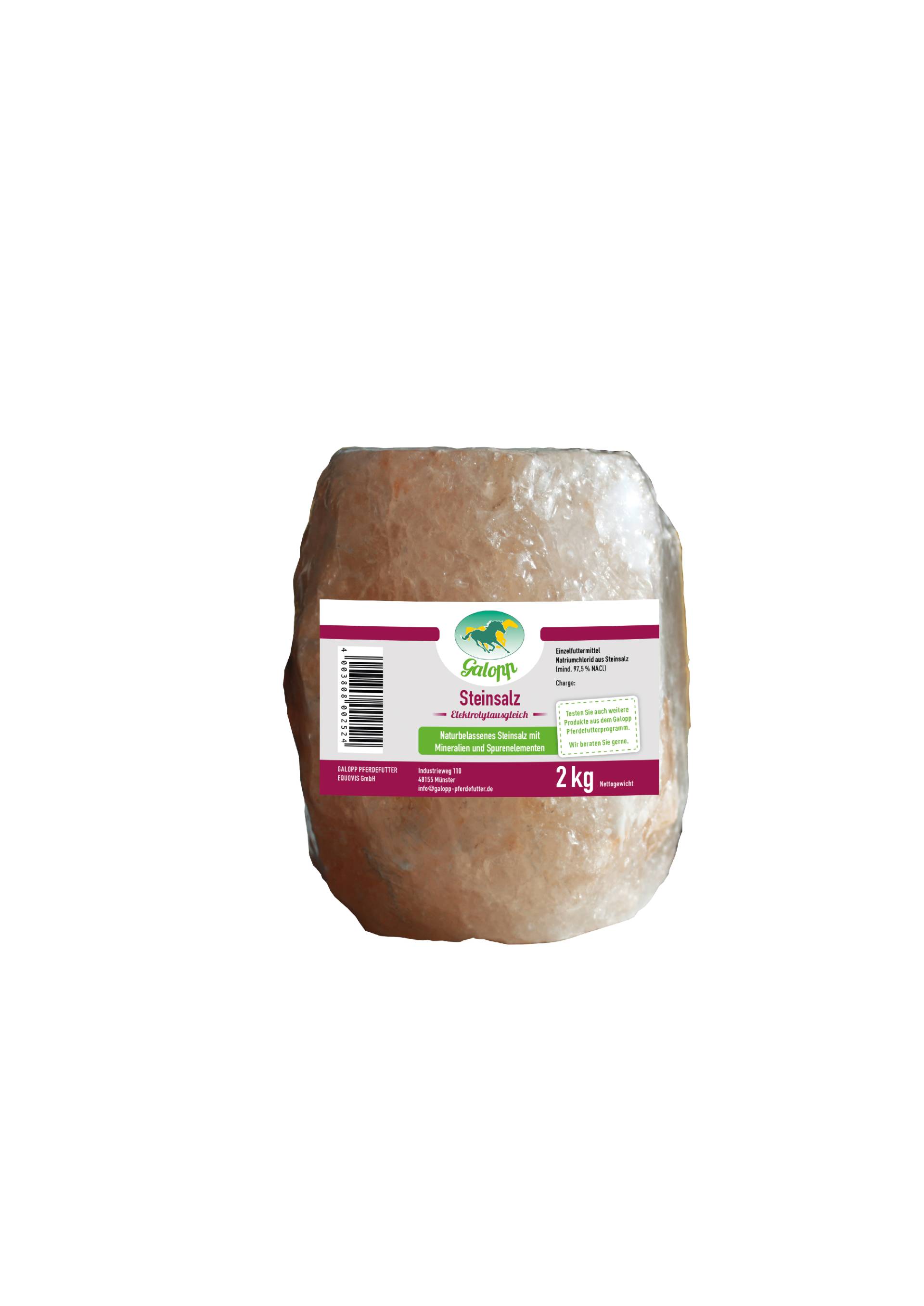 Galopp Steinsalz Leckstein 2 kg Aus echtem Himalaya Salz von Galopp