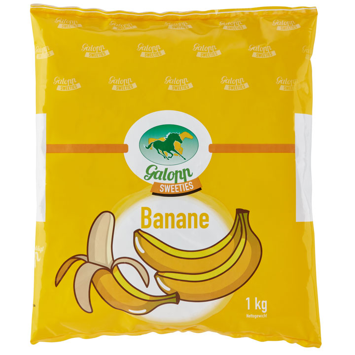 Galopp Sweeties Banane 1 kg Einfach süß! von Galopp