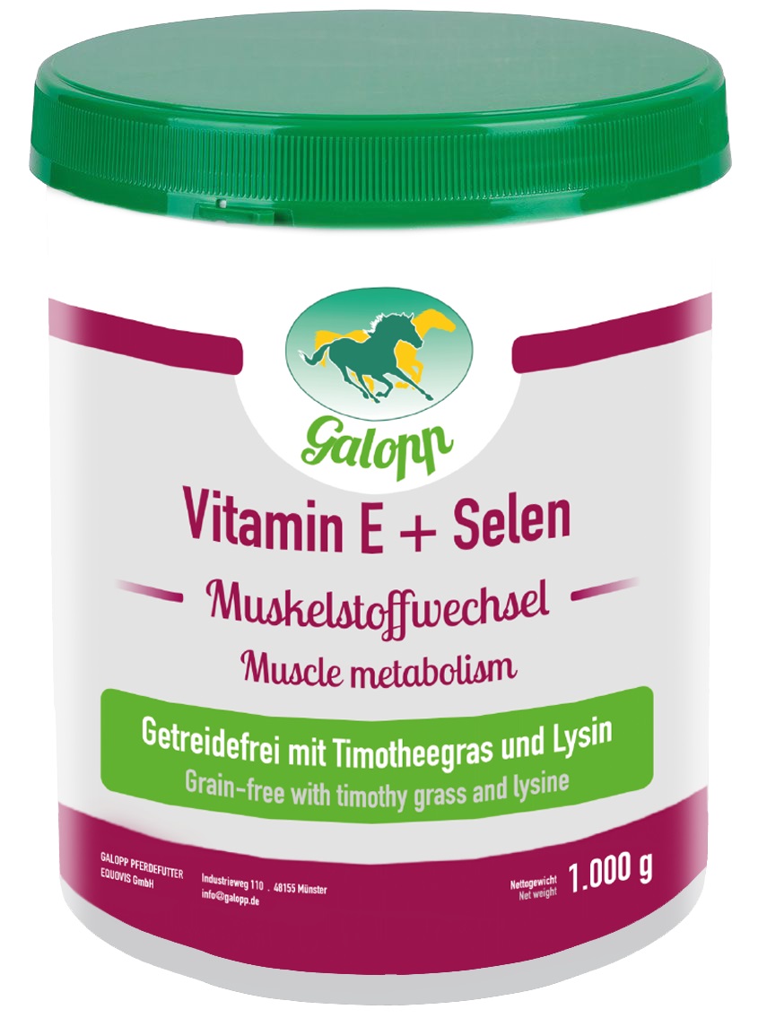 Galopp Vitamin E+Selen (getreidefrei) 1 kg getreidefrei von Galopp