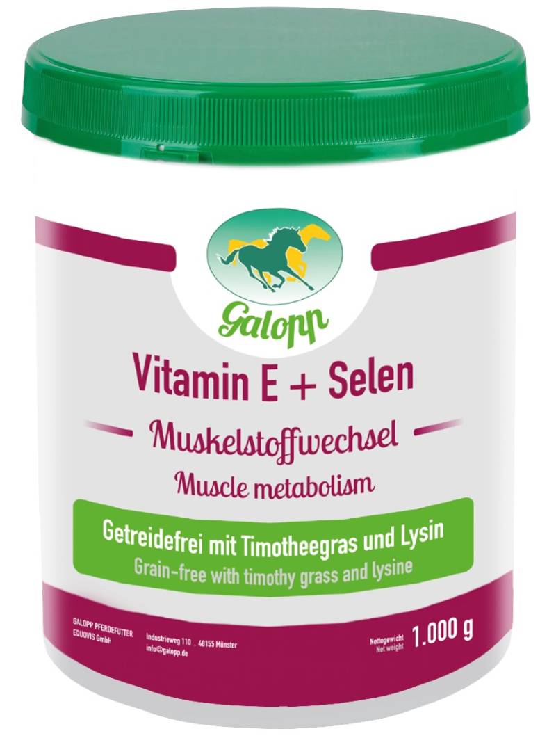 Galopp Vitamin E+Selen (getreidefrei) 1 kg getreidefrei von Galopp