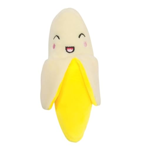 Gammaeon Quietschendes Plüschspielzeug für Welpen, niedliches Bananen-Typ Plüsch-Hundespielzeug, lustiges Kauspielzeug für kleine Haustiere, Haustierbedarf Gammaeon Quietschendes Plüschspielzeug für Welpen, niedliches Bananen-Typ Plüsch-Hundespielzeug, lustiges Kauspielzeug für kleine Haustiere, Haustierbedarf von Gammaeon