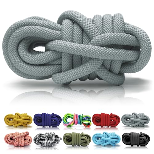 Ganzoo © PPM Seil 20 Meter, Tauseil, Hunde-Leine, Halsband, Takeln, Polypropylen Multifilem Rope, 10mm Stärke, Grau von Ganzoo
