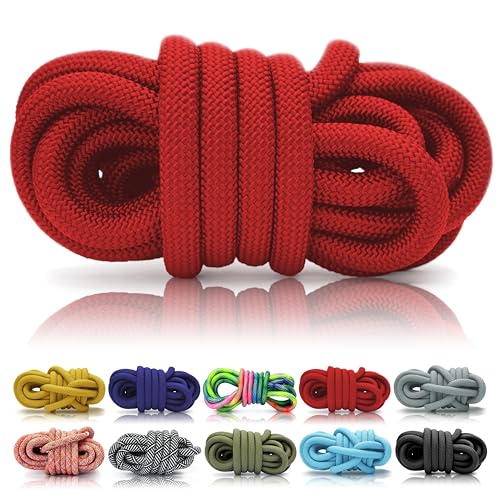 Ganzoo © PPM Seil 30 Meter, Tauseil, Hunde-Leine, Halsband, Takeln, Polypropylen Multifilem Rope, 10mm Stärke, Rot von Ganzoo