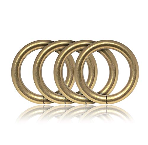 Ganzoo O - Ring aus Stahl, 4er Set, DIY Hunde-Leine/Hunde-Halsband, nichtrostend, Ideal mit Paracord 550, geschweißt, Farbe: Gold Ganzoo O - Ring aus Stahl, 4er Set, DIY Hunde-Leine/Hunde-Halsband, nichtrostend, Ideal mit Paracord 550, geschweißt, Farbe: Gold von Ganzoo