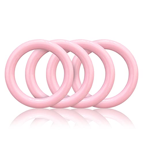 O - Ring aus Druckguss 25mm, 4er Set, DIY Hunde-Leine/Hunde-Halsband, nichtrostend, Ideal mit Paracord 550, Farbe: Pastell-rosa O - Ring aus Druckguss 25mm, 4er Set, DIY Hunde-Leine/Hunde-Halsband, nichtrostend, Ideal mit Paracord 550, Farbe: Pastell-rosa von Ganzoo